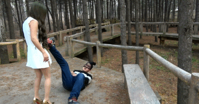 冷柔野外暴虐贱货裆部