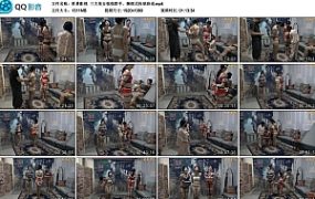 【胜景影视】三大美女强强联手，捆绑式投球游戏