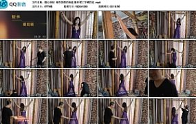 【随心原创】杨蕊 紫纱裙丁字裤固定