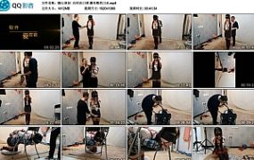 【随心原创】白衬衣口球 瀑布般的口水