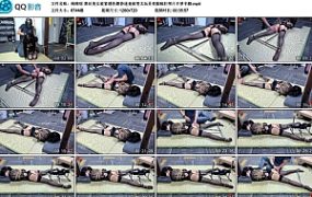 【绳精病】黑丝美女被紧缚折磨昏迷