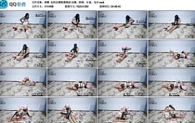【莉雅】定拍自缚脱缚挑战 自缚、股绳、头套、电击
