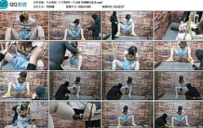 【飞天原创】三个男S和一个女M 吊缚鞭打电击