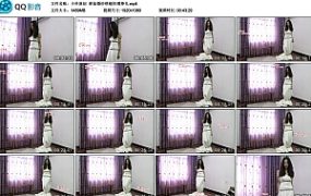 【子衿原创】妍如婚纱铁链柱缚挣扎