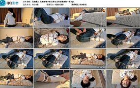 【吴越绳艺】长腿眼镜学姐文静花式仰面缚第一季