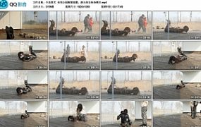 【半岛束艺】布玛公园橱窗放置，游人保安纷纷侧目