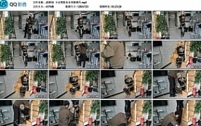 【JS原创】小安黑胶衣全身紧缚吊