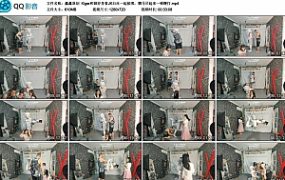 【鑫鑫原创】Kiger和娅妤身着JK白丝一起被绑，驷马吊起来一顿鞭打