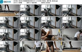 【绳之韵】小学妹瑾瑜的跑步机第二拍（上-下合并版）黑丝OL、透明半靴，跑步机