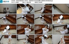 【小驴原创】紧缚实验室（第三集） 小海星秒变小护士服 白袜堵嘴 五花捆绑 棉口罩 挣脱自救