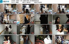 【半岛束艺】一女牵一女楼道行走T教，被人发现落荒而逃