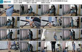 【绳之韵】小呆10CM细高透明小旗袍，民国风美少女穿越而来只为绳（上集）后手缚+股绳捆绑+直立吊