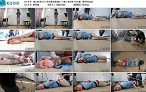 【绳之韵】美少女小呆绝美民国风TJ（下集）麻花辫子大长腿，驷马TK