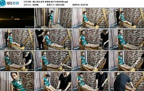 【随心原创】诺米 绿旗袍 超大口球老虎凳