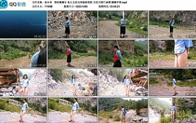 【夜未央】荒村绳镣行 私人女囚五四装游荒村 五花大绑亡命牌 脚镣手铐