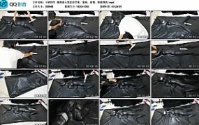 【小萌同学】捆绑进入乳胶真空床，紧致，恐惧，极限挣扎