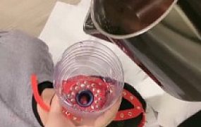 【小劳拉】超重口-强制开口器喂脏水口水呕吐物