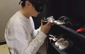 【x工作室】偷闻丝袜被发现【完整版】