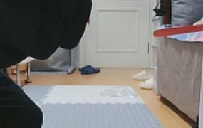 【肆虐】运动后AJ原味袜羞辱