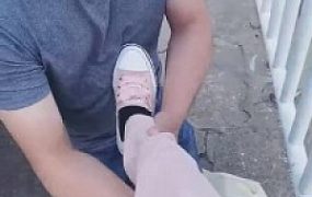 【巴莉女王】假期户外溜贱狗