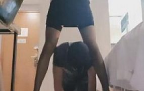 【上海糖糖老师】御姐黑丝高跟虐狗