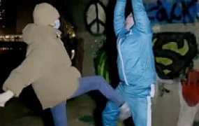 【美离子】户外吊绑狗狠虐