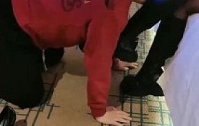 【青岛00后】黑丝棉袜辱客户