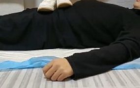 【咩祖】小白鞋全体重踩踏