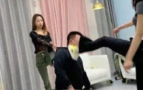 【麋鹿银儿】女神双胞胎姐妹极致重度-踩踏/深喉