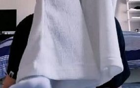 【启蒙老师】近距离白袜裸足调狗