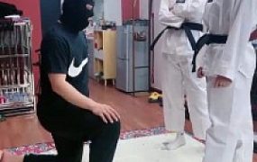 【小祖宗S】双跆拳道女神暴力踢踹