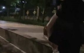 【奶味茶茶】户外玩抖M男友