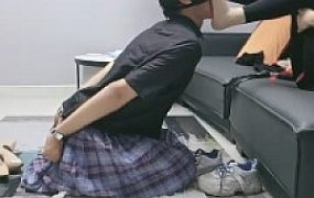 【黑猫】大学生S羞辱变装狗