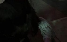 【橘子没熟】户外漂亮闺蜜做狗