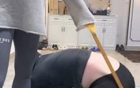 【沐阳大小姐】挑战鞭打+耳光+sp