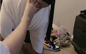 【悠悠大魔王】贱狗伺候主人起床圣水圣物赏赐贱狗