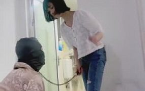 【狗哥】素人小姐姐羞辱厕奴