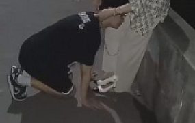 【上海户外gogo】白领深夜户外遛狗