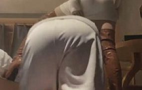 【绘子sama】过膝皮靴玩人形犬