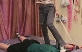 【初见】固定捆绑狗奴强制虐