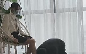 【欣主人】洛丽塔皮靴白袜羞辱