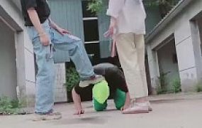 【美离子】双S户外重度踢踹【双视角版】