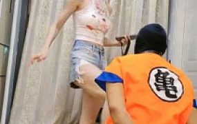 【暴力美学】AJ腿绞夹脖子/踢裆/深喉