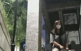 【月玖儿】深夜户外遛狗