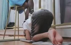 【乐爷】江景套房白领黑丝调狗