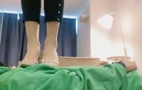 【晨颜】高跟/长靴全体重踩踏