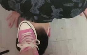 【瑶sama】舔脏帆布鞋臭脚