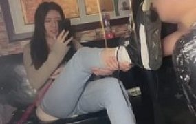 【芸熙】舔脏鞋闻臭袜脚底喂食专场