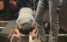 【漫漫】KTV双S当众逗狗转胯【双视角版】