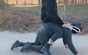 【绝宠】野外私奴骑乘-踩踏